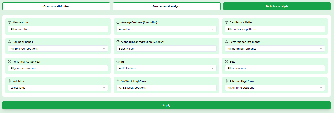 Dividend Stock Screener